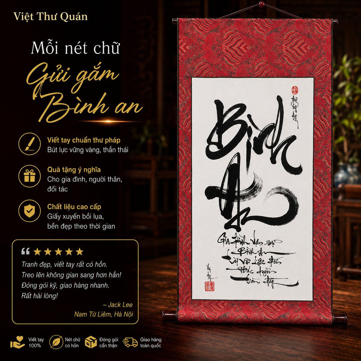 Bình An 40x80cm